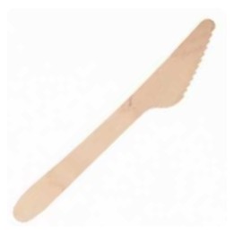 Cuchillo 100% biodegradable (pq. 100 un.)