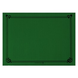 Mantel 43x31 cm.  50 g. verde jaguar (pq. 500 mant.)