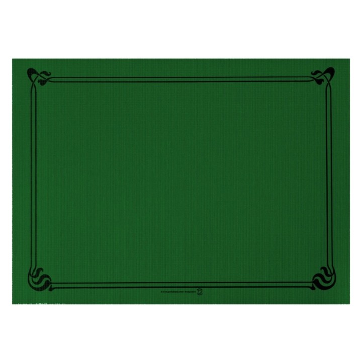Mantel 43x31 cm.  50 g. verde jaguar (pq. 500 mant.)