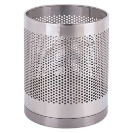 Papelera habitación inox 16 l. plateado