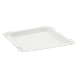 Bandeja Hamburguesa 13x13 cm.  (pq. 250 recip.)