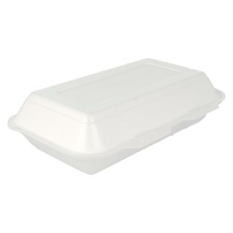 Caja Frankfurt Mediana 24x15,5x7 cm.  blanco (cj. 500 recip.)