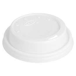 Tapa para vaso GP150.47 Ø8,5 cm. blanca (pq. 100 un.)