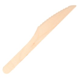 Cuchillo madera 16,4 cm. (pq. 100 un.)