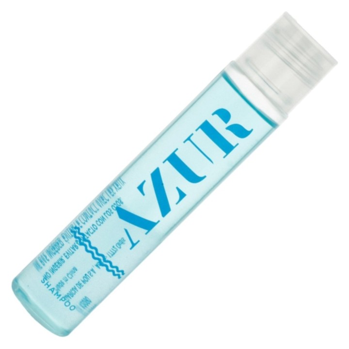 Champú 11,8 cm. azul (cj. 300 un. 40 ml.)