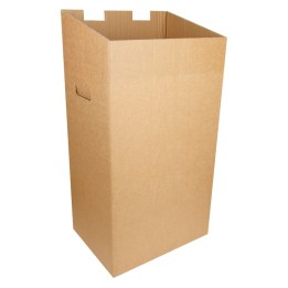 Papelera recicleje cartón 75 l. marrón (pq. 10 un.)