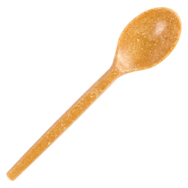 Cuchara pequeña fibra de madera 13 cm. (pq. 100 un.)