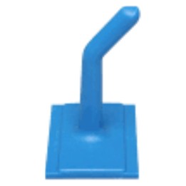 Gancho colgador de riel fibra vidrio azul