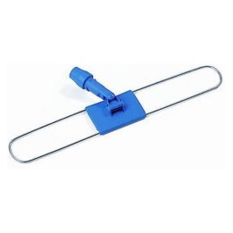 Bastidor mopa plástico/metal 60 cm. azul