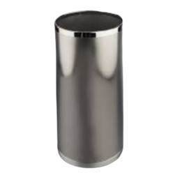 Paragüero redondo inox satinado 15 l.
