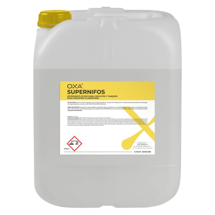 Oxa-105 NIFOS acido circuito ordeño (gf. 22 kg.)
