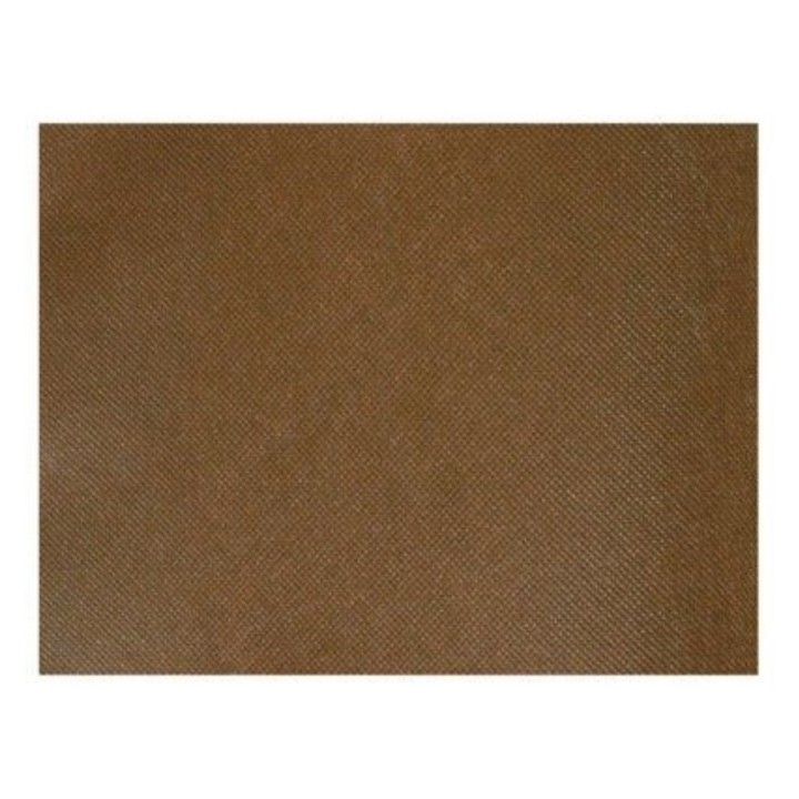 Mantel tejido no tejido 30x40 cm.  50 g. chocolate (cj. 500 mant.)