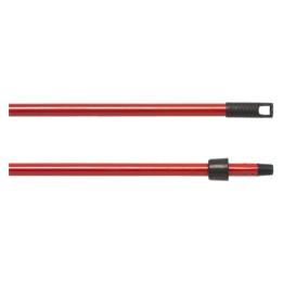 Palo fregona c/adaptador metálico rojo