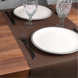 Mantel Japan tnt 40x120 cm.  50 g. chocolate (cj. 500 mant.)