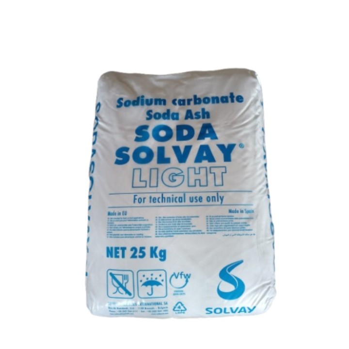 Carbonato sódico ligero Solvay (s. 25 kg.)
