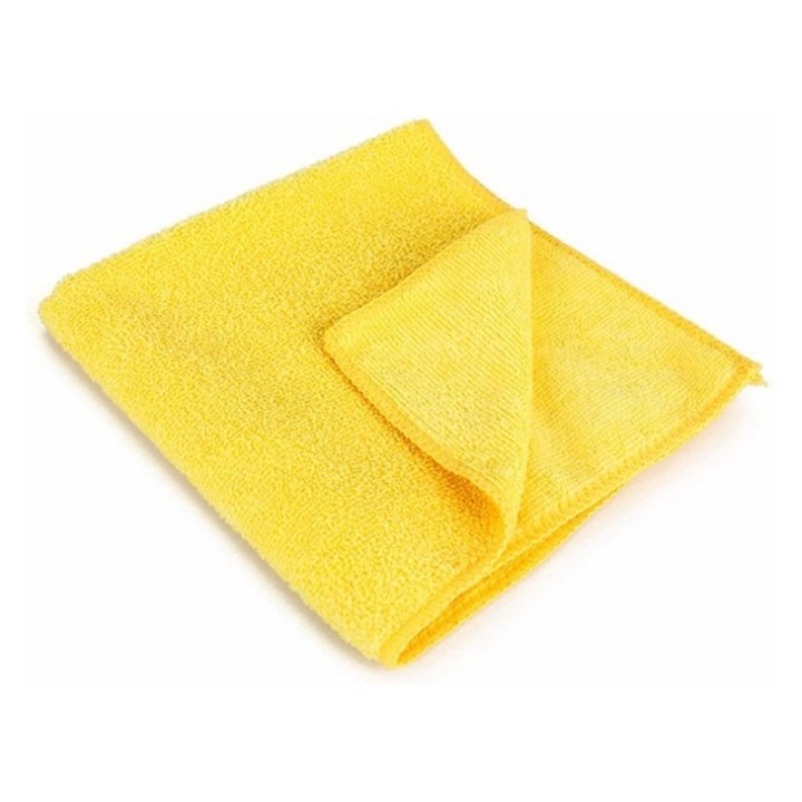 Bayeta anon. microfibras 38x40 cm.  270 gr. amarillo (pq. 6 un.)