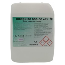 Sosa cáustica líquida concentrada 40% Lindamer (gf. 14 kg.)