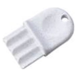 Llave (tipo sierra) dispensadores blanco (1 un.)