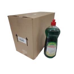 Lavavajillas manual ultraconcentrado Lin-Eco (Lindamer) verde (cj. 10 bt. 1,5 l.)