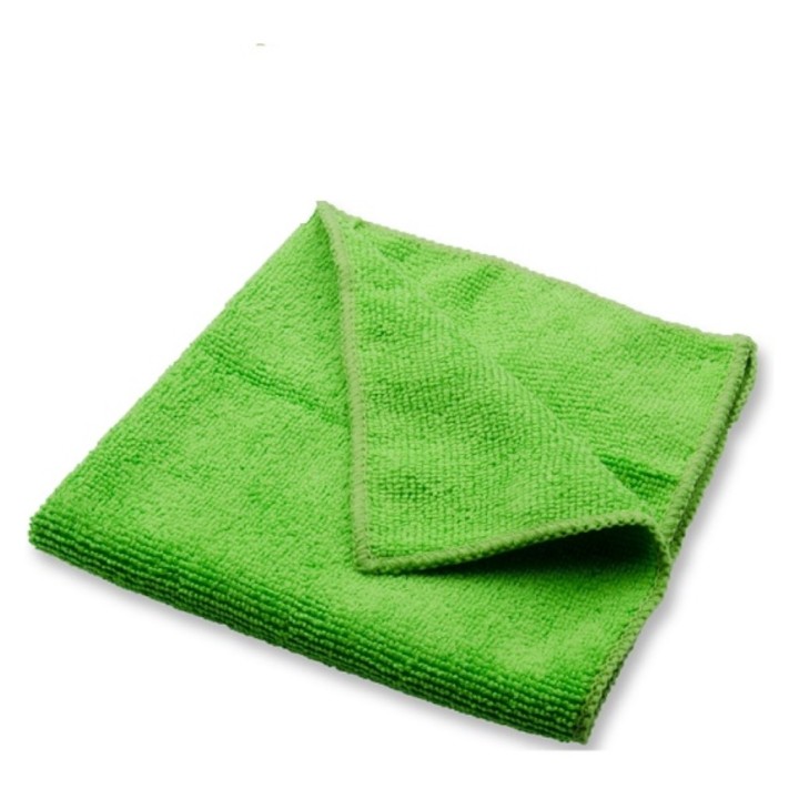 Bayeta anon. microfibras 38x40 cm.  270 gr. verde (pq. 6 un.)