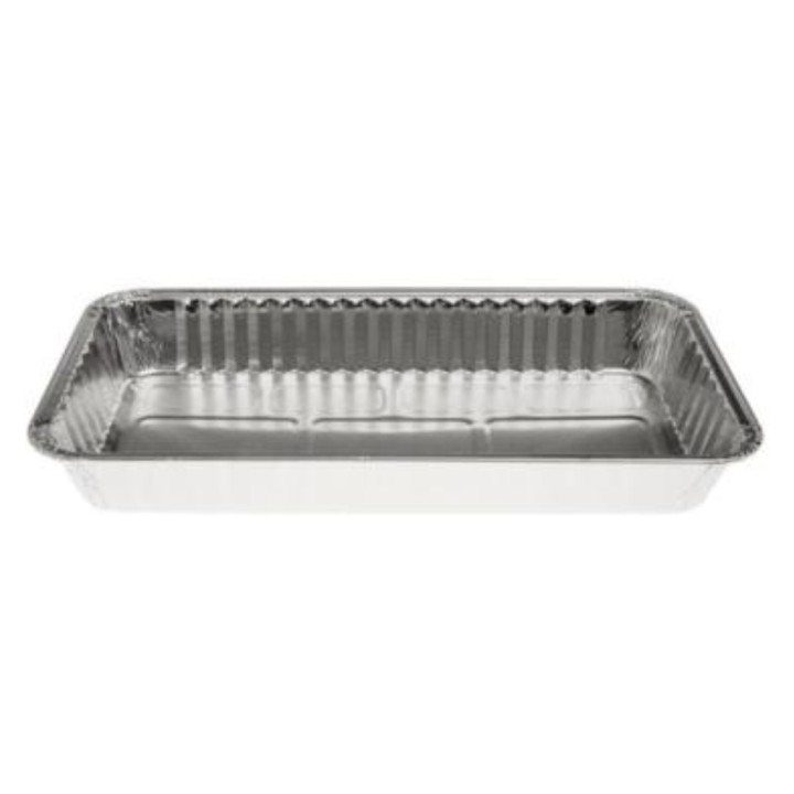 Bandeja 9 Piezas 735 ml. aluminio 248x130x31 mm.  (pq. 100 recip.)