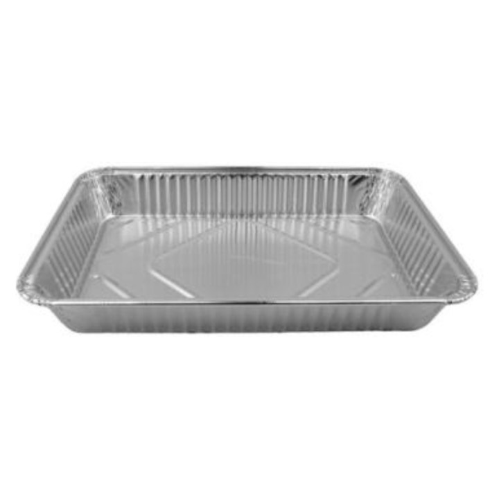 Bandeja 18/P 2200 ml. aluminio 315x215x42 mm.  (pq. 50 recip.)