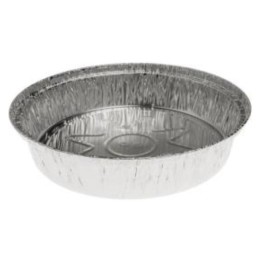 Recipiente Circ. 1025 ml. aluminio 205x37 mm.  (pq. 100 recip.)