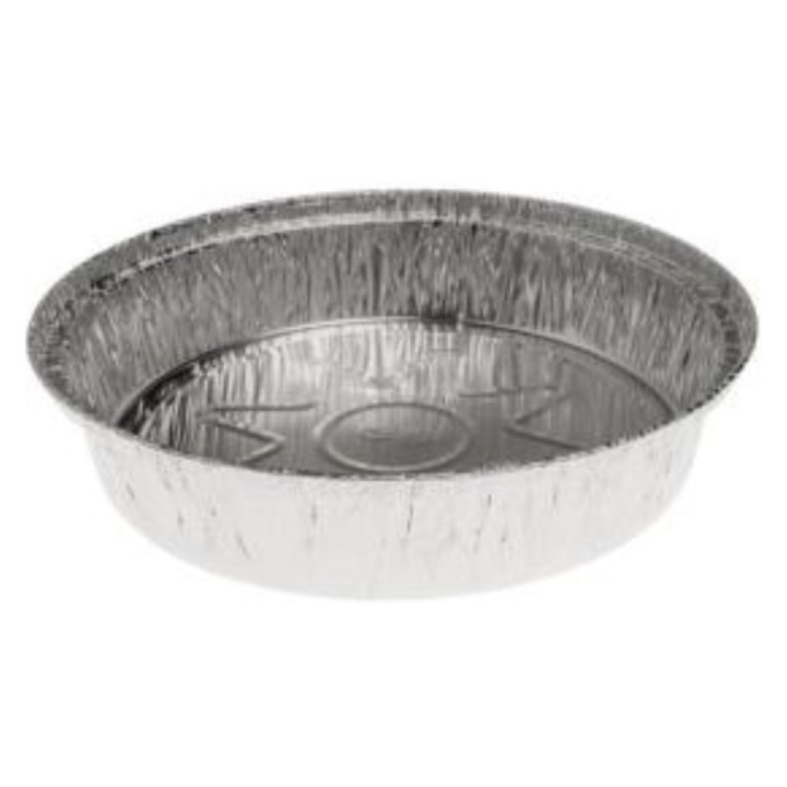 Recipiente Circ. 1025 ml. aluminio 205x37 mm.  (pq. 100 recip.)