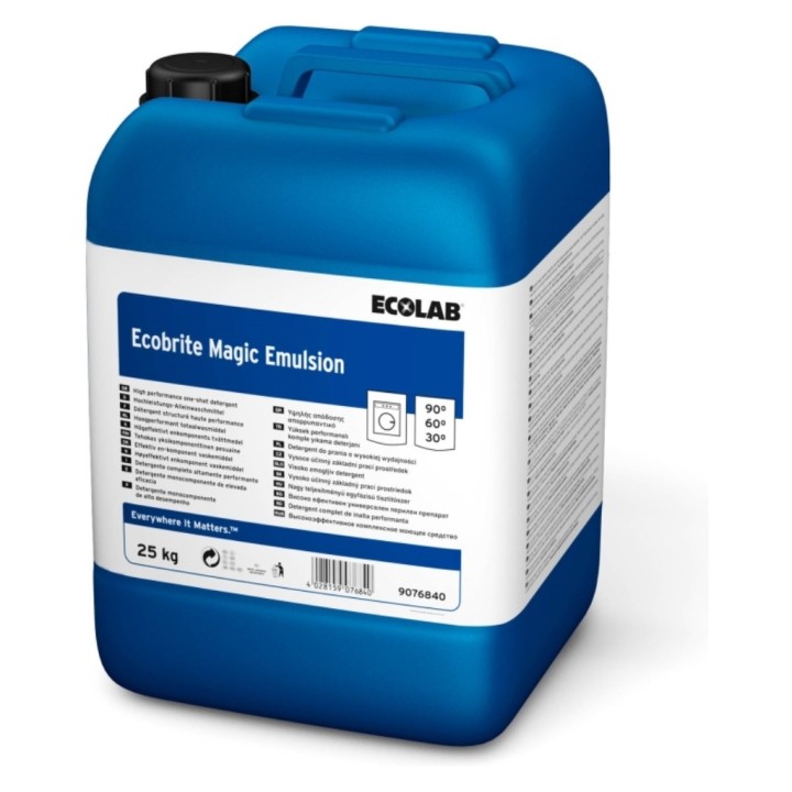 Ecobrite magic emul. dete. mono. ecolab  (gf. 25 kg.)
