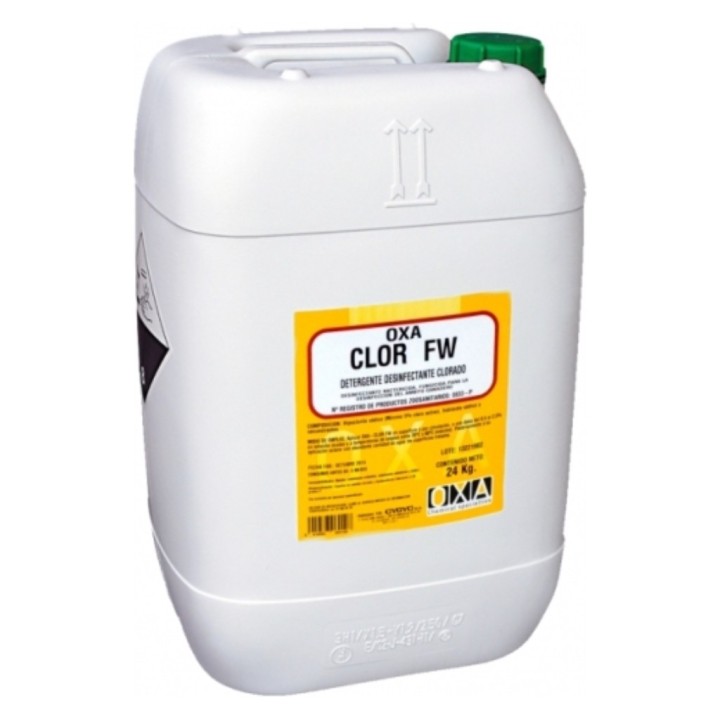 OXA "CLOR FW"  Deterg. desinf. Clorado HA (gf. 24 kg.)