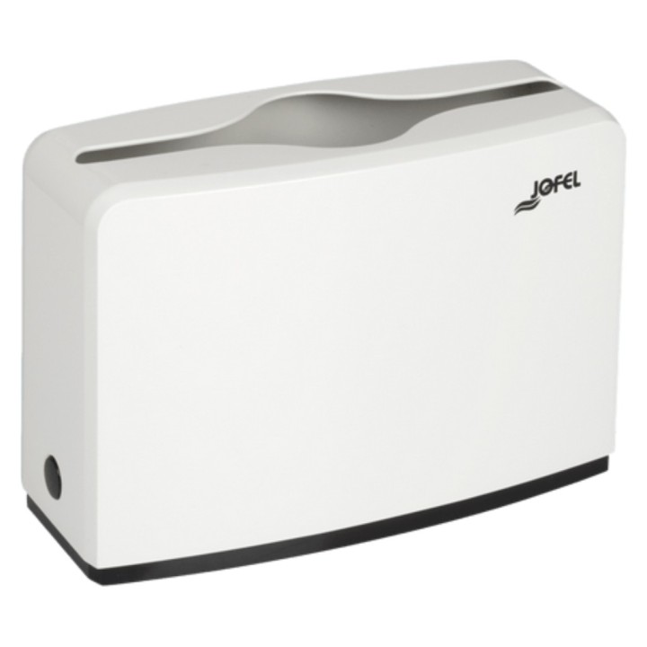 Dispensador de sobremesa para toallas 273x118x185 mm. blanco