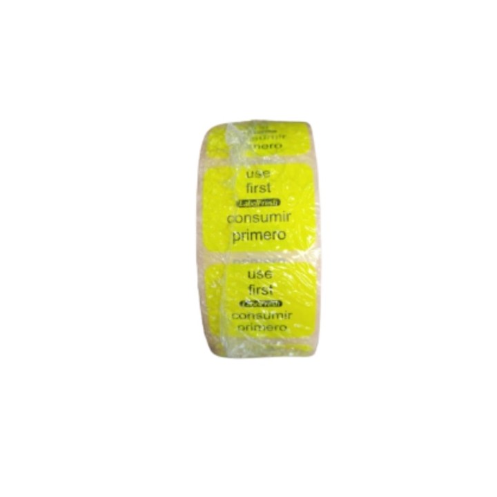 Etiqueta Consumir Primero 30x25 mm.  (pq. 1000 un.)