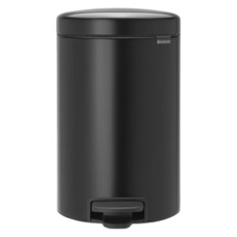 Cubo newic c/pedal y cubo interior 12 l. negro