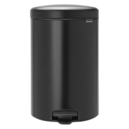 Cubo newic c/pedal y cubo interior 20 l. negro