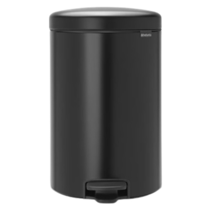 Cubo newic c/pedal y cubo interior 20 l. negro