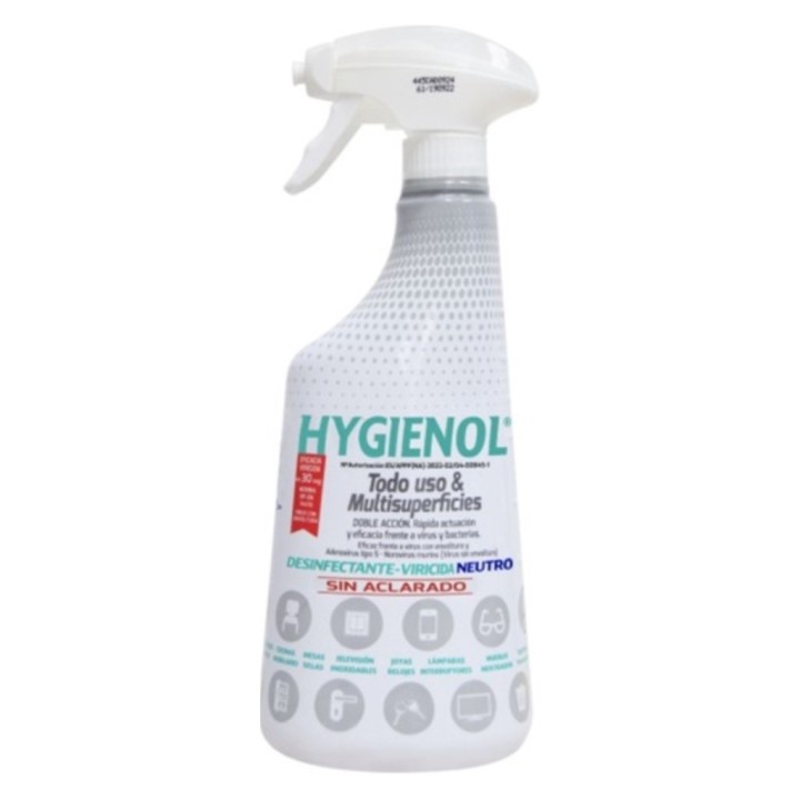 Hygienol desinf. superfícies virucida salló  (pulv. 750 ml.)