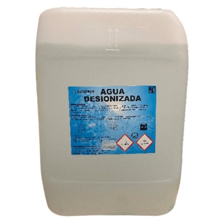 Agua desionizada Lindamer (gf. 20 kg.)