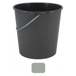 Cubo Agua C/Asa Metal 100 % reciclado 12 l.  gris (1 un.)