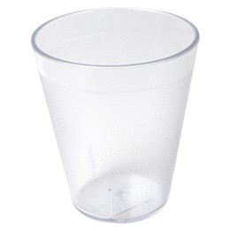 Vaso Apilable policarbonato 6x10 cm. 270 ml.  transparente (1 un.)