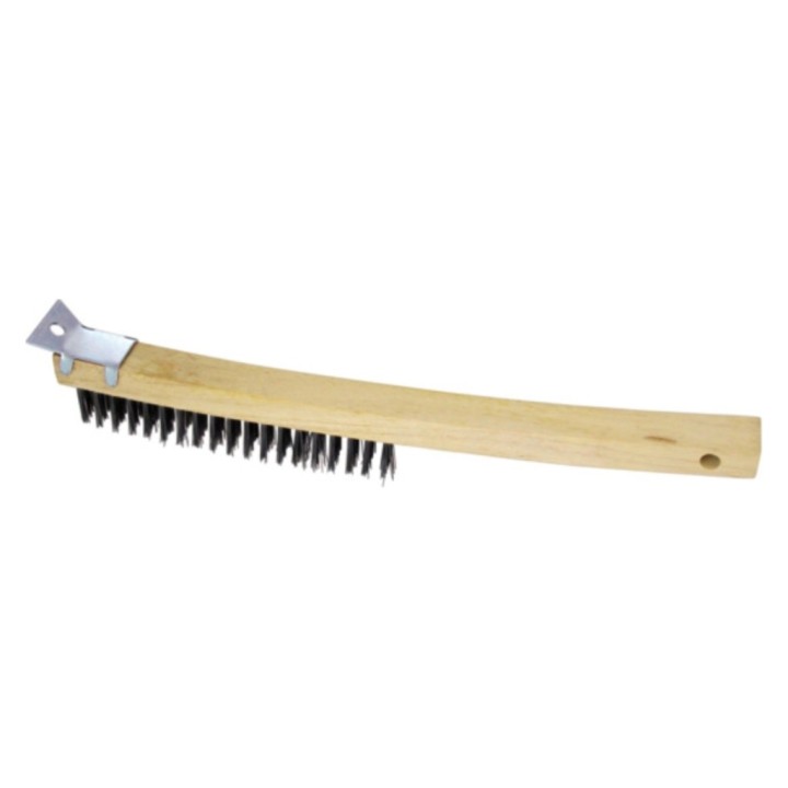 Cepillo Alambre con Rascador 35,5x2,5x4,8 cm.  (1 un.)