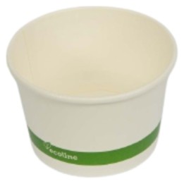 Tarrinas helados 180 ml.  beige (cj. 1000 un.)