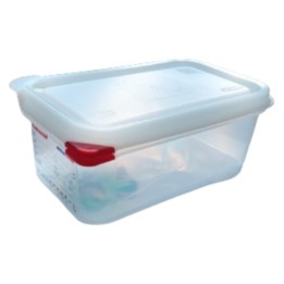 Envase Hermético GN1/4 pp 265x162x100 mm. 2,8 l.  (1 un.)