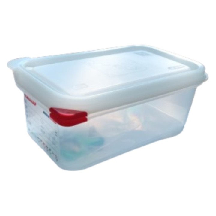 Envase Hermético GN1/4 pp 265x162x100 mm. 2,8 l.  (1 un.)