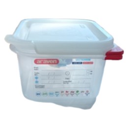 Envase Hermético GN1/6 pp 176x162x100 mm. 1,7 l.  (1 un.)