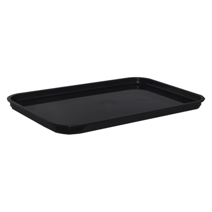 Bandeja alimentaria negra 480x315x25 mm.  (1 un.)