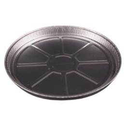 Band. Pizza Red. aluminio 220x13 mm. 500 ml.  (pq. 100 recip.)