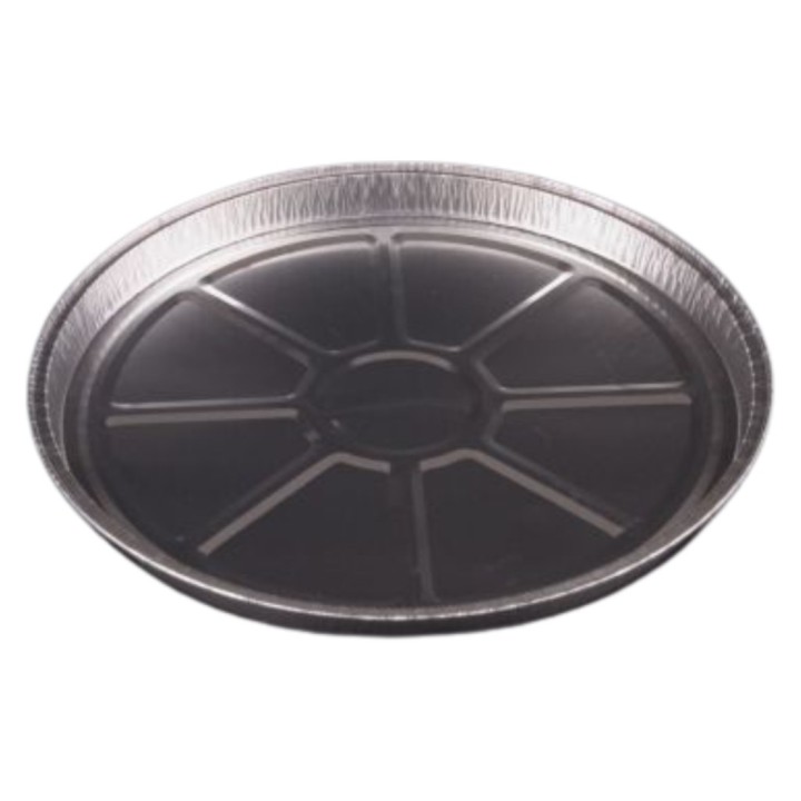 Band. Pizza Red. aluminio 220x13 mm. 500 ml.  (pq. 100 recip.)