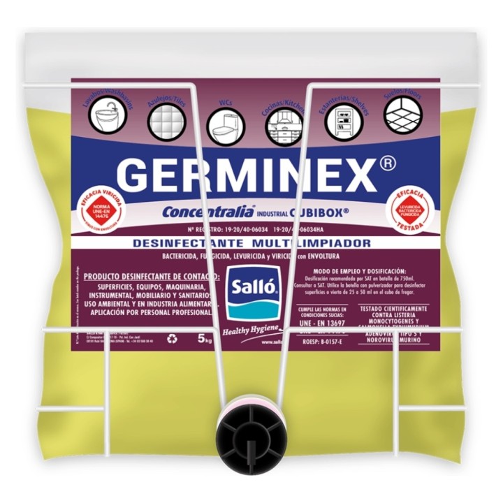 Germinex Concentralia Limp. desin. Cubibox salló  (2 cb. 5 kg.)