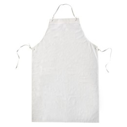 Delantal c/peto (art805) pvc/pe 75x110 cm.  blanco (1 un.)