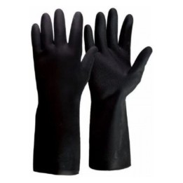 Guante Vileda neopreno T. M negro (pq. 10 un.)